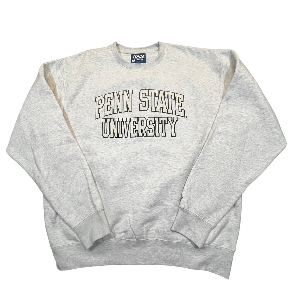 Blue 84 Penn State Collegiate Sweatshirt Men XL Gray College Campus Pullover